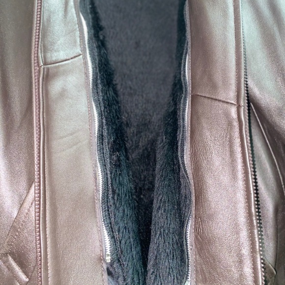 Catania brown leather jacket